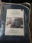3PC Full/queen Tencel/lyocel Comforter And Sham Set White - Threshold. Fixed Price $31.25.