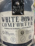 Hotel Grand White Down Comforter Full/queen 500 Tc 650 Fp 100% Cotton Cover. Fixed Price $131.60.