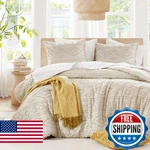 Spaces Comforter King Size Bed, Geometric Diamond Tufted Boho. Fixed Price $111.31.
