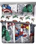 Jay Franco Marvel Avengers Comic Cool 7 Piece Queen Bed Set - Includes Comfor.... Fixed Price $41.95.