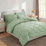 7 Piece Comforter Bag All Season Reversible Bedding Sets Queen Gray. Fixed Price $51.99.