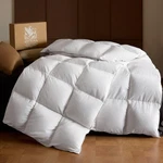 Goose Down Fiber Comforter Queen Size All-season Hotel Quality Duvet Insert, Hig. Fixed Price $80.99.