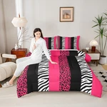 Homewish Leopard Print Kids Comforter Set Full Sizezebra Abstract Animals Skin. Fixed Price $76.19.