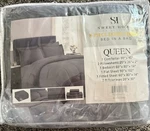 Sweet Home Collection 8 Piece Bed-in-a-bag Solid Color Comforter & Sheet Set. Fixed Price $45.00.