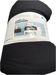 Room Essentials, Faux Shearling Microfiber Comforter, Twin/ Xl Twin, Black. Fixed Price $11.99.