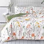 7 Pcs Queen Size Comforter Set With Sheets, White Yellow Floral, Green Leaf P.... Fixed Price $90.25.