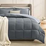 Homelike Moment Twin Comforter Set Grey, Lightweight Reversible Twi.... Fixed Price $39.50.