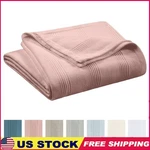 100 Cotton Blanket All Season Soft Breathable Herringbone Design Cozy Throw Gift. Fixed Price $47.07.