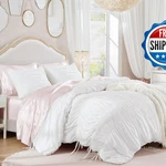 Intelligent Design Queen Set Ruched Shabby Chic. Fixed Price $95.13.