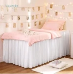 Rachel Zoe White Bed Skirt Lofted Dorm Twinxl Nwt. Fixed Price $10.99.