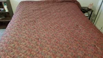 Ralph Lauren Bleecker Street Jacquard Paisley Red King Comforter. Fixed Price $89.00.