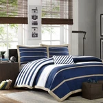 Zone Stripe Super Soft Microfiber Duvet Cover Set Twin Xl Queen King Size. Fixed Price $71.49.
