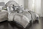 Riverbrook Home Elegant Collection Comforter Set, Queen, Kacee - Platinum, 12.... Fixed Price $165.94.