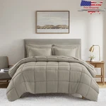 7-PIECE Down Alternative Comforter Set Bag Microfiber Bedding Suite New. Fixed Price $53.04.