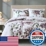 Madison Park Queen Comforter Set Sheets Floral Print Microfiber. Fixed Price $76.19.