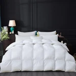 Egyptian Cotton California King Goose Down Comforter 90OZ White Solid PP1 Size. Fixed Price $259.99.
