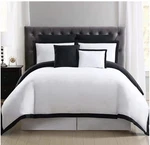 Truly Soft Everyday Full King 7-PIECE Black & White Comforter Set Nwt. Fixed Price $65.00.