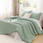 Queen Set Sage Green, 3 Pieces Lightweight Size Solid. Fixed Price $51.25.