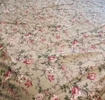 Awesome Vintage Ralph Lauren Braided Floral Gingham Comforter Full Queen. Fixed Price $139.99.