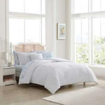 Laura Ashley Margaret Bedding Set - (white). Fixed Price $149.99.