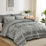 Geniospin Collection Boho Aztec 8PC Comforter Set Queen. Fixed Price $39.50.
