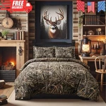 Realtree MAX-5 Camo Comforter Set, Premium Polycotton Fabric, Twin. Fixed Price $75.98.