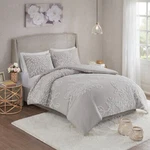 Madison Park Veronica 3 Piece Tufted Cotton Chenille Floral Queen Comforter Set. Fixed Price $75.00.