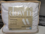 Charter Club White Down Medium Weight Comforter Twin. Fixed Price $134.99.