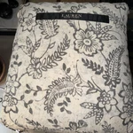 Lauren Ralph Queen Comforter + Shams Sara Cream Grey Paisley Cotton New. Fixed Price $149.99.