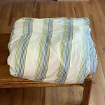 Colormate Full Multicolor Striped & Checked Comforter Yellow Blue Reversible. Fixed Price $35.99.