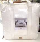Ugg Quad Plush Tonal Check 3-PC. Comforter Set, Full/queen Snow. Fixed Price $194.99.