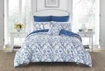 Laura Ashley Cotton Comforter Multi-piece Sets (elise-china Blue). Fixed Price $199.99.