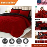 Modern Reversible King Comforter Set - 7 Pieces Ultimate Bedroom Makeover. Fixed Price $74.99.