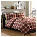 Eddie Bauer Home Navigation Red Plaid Twin Reversible Comforter Mini Set. Fixed Price $59.95.