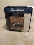 Dearfoams Cozy Bedding Comforter 4 Piece Full/queen Set Black/white Plush. Fixed Price $70.00.