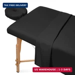 Saloniture 3-PIECE Microfiber Massage Table Sheet Set Premium Facial Bed Cover. Fixed Price $40.73.