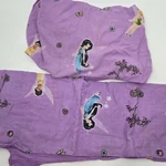 Disney Tinkerbell Fairies Flat Fitted Sheet Twin Bedding Purple Cotton Blend. Fixed Price $24.99.