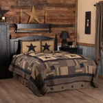 Black Check Star Quilt Set & Accessories. Choose Size Vhc Brands. Fixed Price $214.99.