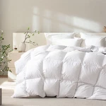 Hungarian Down Feather Fiber Comforter Cal King Size,hotel Style Bedding Comf.... Fixed Price $179.18.