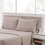 Ldc King Set - Pc Brushed Microfiber Bed 16 Inches Deep Pockets. Fixed Price $34.99.