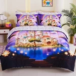 Kids Bedding Size Comforter Sets, Twin Enchanted Rainbow Castle. Fixed Price $38.24.