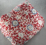 Ralph Lauren Cote D'azur Comforter King Sunflower Floral Blue Red Made Italy. Fixed Price $169.99.