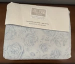 Vtg Melange Home Romance Jacquard Full/queen Duvet Cover Woven Blue Roses New. Fixed Price $60.00.