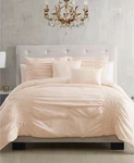 Hallmart Collectibles Amalina 5-PC. Quilted Pintuck Comforter Set King Blush. Fixed Price $41.18.