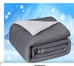 Homfine Cooling Comforter King Size Grey Summer Blanket Breathable. Fixed Price $50.00.