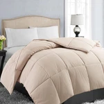 Easeland King Comforter 90X102 Down Alternative Beige Quilted Duvet. Fixed Price $89.99.