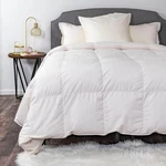 Medium Warmth Signature Baffled Down Comforter. Fixed Price $249.00.