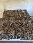 Better Homes And Gardens Full Queen Comforter Fluffy Animal Print. Fixed Price $47.39.