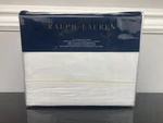 $330 Ralph Lauren Palmer Percale Duvet Cover White Regatta Cream Full / Queen. Fixed Price $135.00.