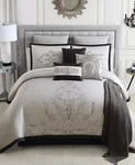 Hallmart Collectibles Eminence 200-THREAD Count 14-PC. Queen Comforter Set, New. Fixed Price $149.88.